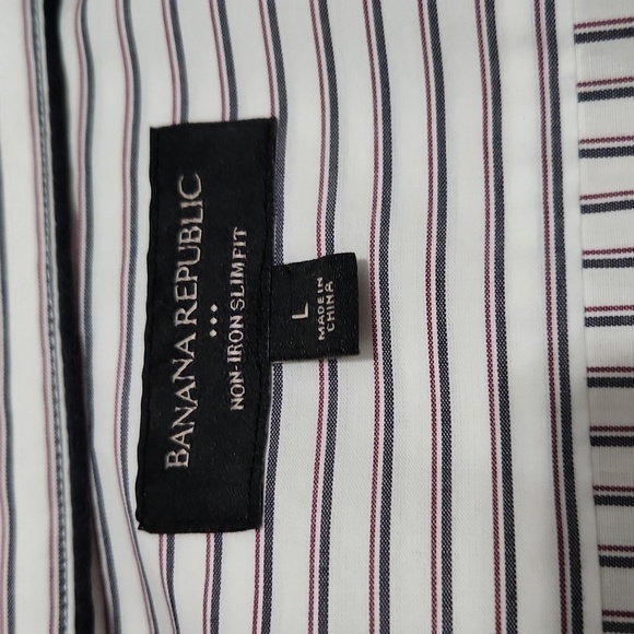 Banana Republic size large non iron 100% cotton size large - Picture 2 of 5